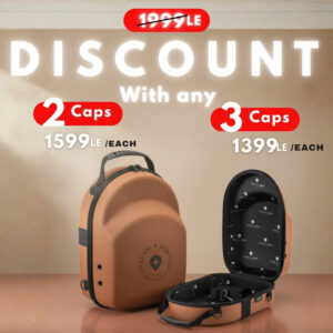 Premium Caps Bag - Brown