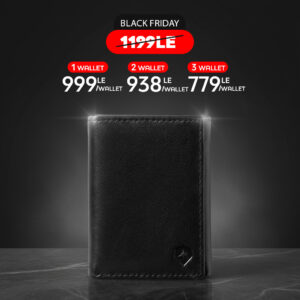 Trifold Baron Wallet - Black