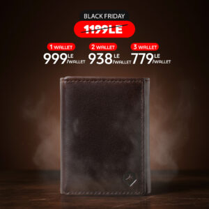 Trifold Baron Wallet - Dark Brown