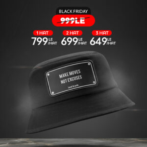 Make Moves Not Excuses Unisex Bucket Hat