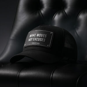 Make Moves Not Excuses Unisex Trucker Cap