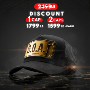 GOAT Unisex trucker Cap ( Gold Platted Edition )