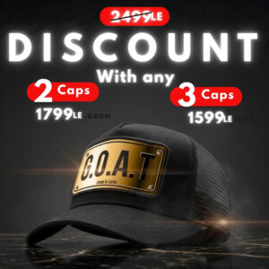 GOAT Unisex trucker Cap ( Gold Platted Edition )