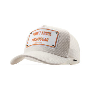 I Don't Argue , I Disappear unisex trucker cap