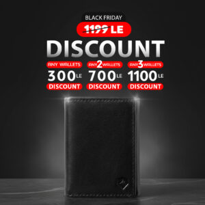 Trifold Baron Wallet - Black