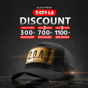 GOAT Unisex trucker Cap ( Gold Platted Edition )