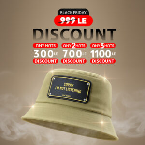 Sorry I'm Not Listening Unisex Bucket Hat