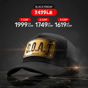 GOAT Unisex trucker Cap ( Gold Platted Edition )