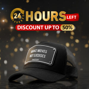 Make Moves Not Excuses Unisex Trucker Cap