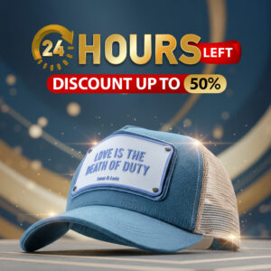 Love is The Death of Duty Unisex Trucker Cap