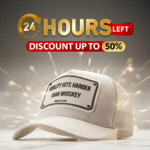 Reality Hits harder than whisky Unisex Trucker cap