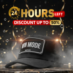 Win Mode (All Black ) Unisex Trucker Cap