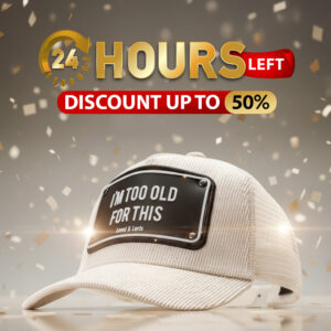 I am Too Old For This ( Corduroy White Edition ) Unisex Trucker Cap