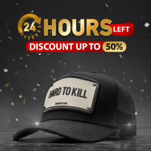 Hard To Kill ( Black edition ) Unisex Trucker Cap