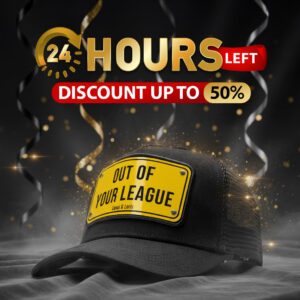 Out of Your League ( Metal edition ) Unisex Trucker cap
