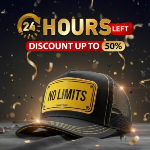 No Limits Unisex trucker Cap ( Metal Edition )