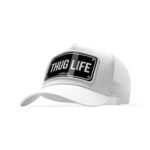 Thug Life Unisex trucker Cap ( White )