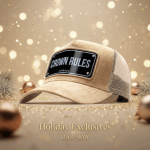 Crown Rules Unisex trucker Cap ( Beige )