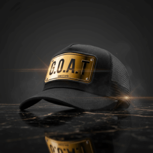 GOAT Unisex trucker Cap ( Gold Platted Edition )