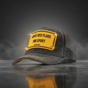 I Date Red Flags For Sports Unisex trucker Cap