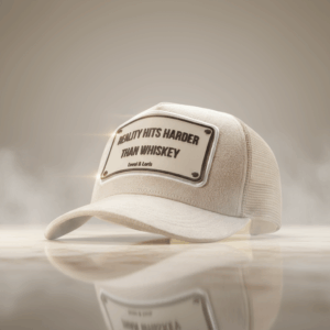 Reality Hits harder than whisky Unisex Trucker cap