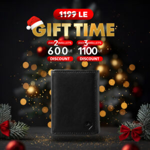 Trifold Baron Wallet - Black