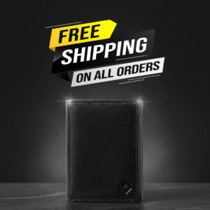 Trifold Baron Wallet - Black