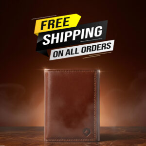 Trifold Baron Wallet - Cinnamon Brown