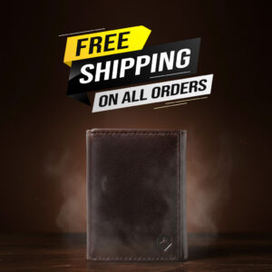 Trifold Baron Wallet - Dark Brown