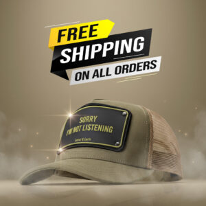 Sorry Im Not Listening - Unisex Trucker Cap