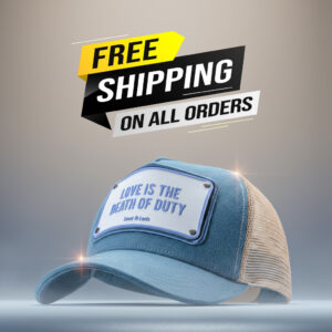 Love is The Death of Duty Unisex Trucker Cap