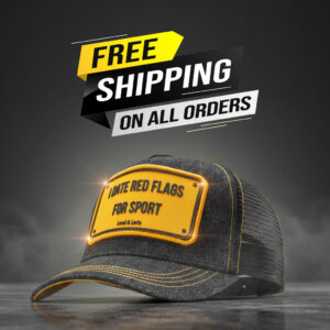 I Date Red Flags For Sports Unisex trucker Cap