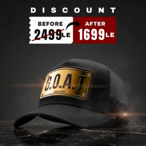 GOAT Unisex trucker Cap ( Gold Platted Edition )
