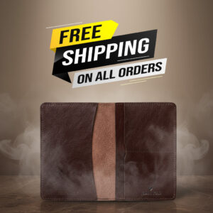 Marquess Passport wallet - Dark Brown