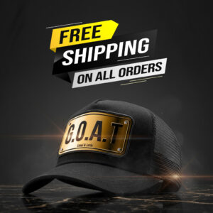 GOAT Unisex trucker Cap ( Gold Platted Edition )