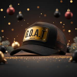 GOAT Unisex trucker Cap ( Gold Platted Edition )