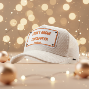 I Dont Argue , I Disappear unisex trucker cap