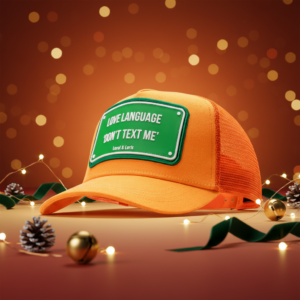 Love Language Dont Text Me Unisex Trucker Cap