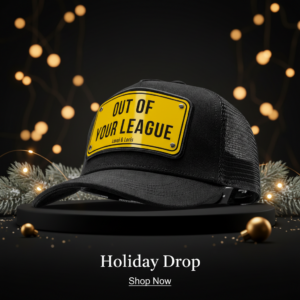 Out of Your League ( Metal edition ) Unisex Trucker cap