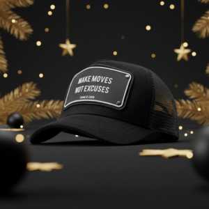 Make Moves Not Excuses Unisex Trucker Cap