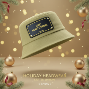 Sorry I'm Not Listening Unisex Bucket Hat